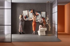 KARE Gerahmtes Bild Visione Obliquo 100x100cm Outlet
