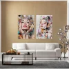 KARE Glasbild Artsy Portrait Front 80x120cm Outlet
