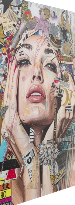 KARE Glasbild Artsy Portrait Front 80x120cm Outlet