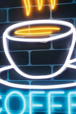 KARE Glasbild Coffee LED 80x80cm New