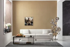 KARE Glasbild Commuter Monkey 60x60cm Outlet