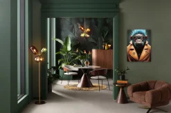 KARE Glasbild Fashion Gorilla 60x80cm Hot