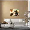 KARE Glasbild Holiday Monkey 80x60cm Best