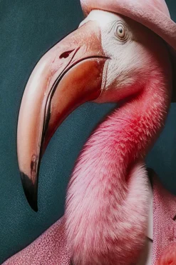 KARE Glasbild Mister Flamingo 120x160cm New