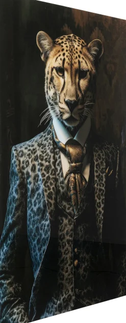 KARE Glasbild Mister Leo 100x150cm Online