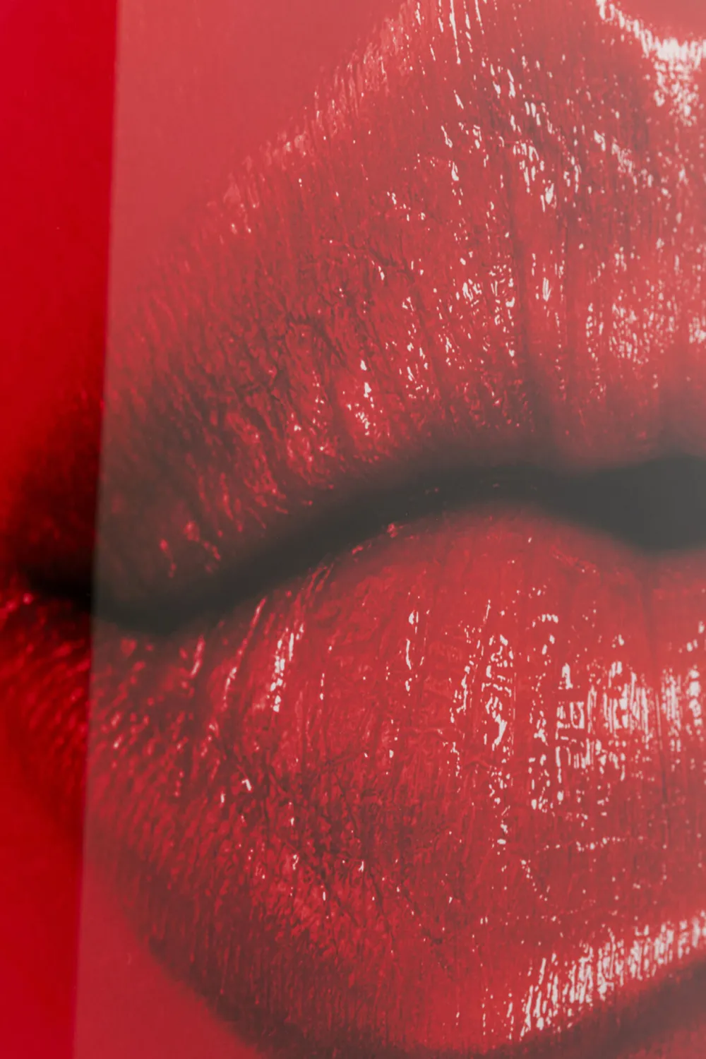 KARE Glasbild Red Lips 120x80cm Online