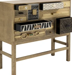 KARE Highboard Chalet Gold 13 Schübe