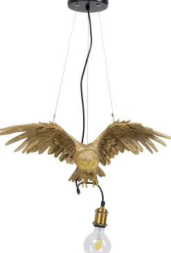 KARE Hängeleuchte Animal Owl Gold 60cm Discount