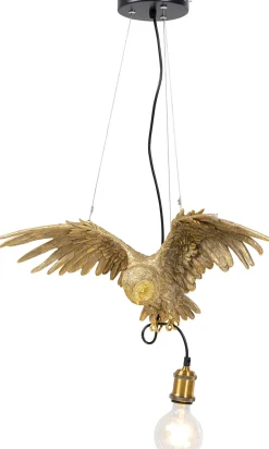 KARE Hängeleuchte Animal Owl Gold 60cm Discount