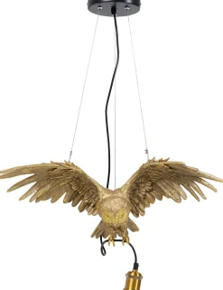 KARE Hängeleuchte Animal Owl Gold 60cm Discount