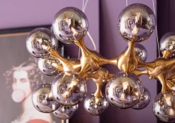 KARE Hängeleuchte Atomic Balls Brass Ø74cm Best