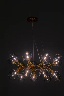 KARE Hängeleuchte Atomic Balls Brass Ø74cm Best