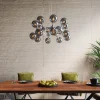 KARE Hängeleuchte Atomic Balls Silber Ø74cm Outlet