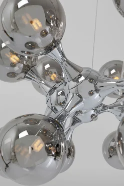 KARE Hängeleuchte Atomic Balls Silber Ø74cm Outlet