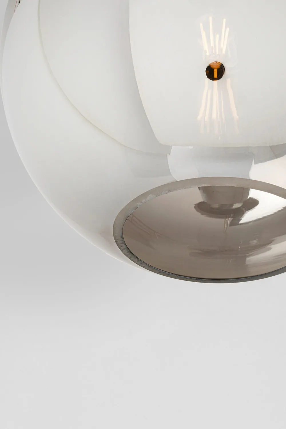 KARE Hängeleuchte Caldaia Silber Ø35cm Discount