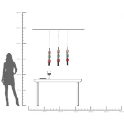 KARE Hängeleuchte Candy Bar Colore 70cm Discount