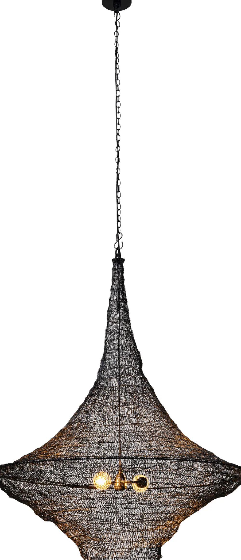 KARE Hängeleuchte Cocoon Schwarz Ø89cm