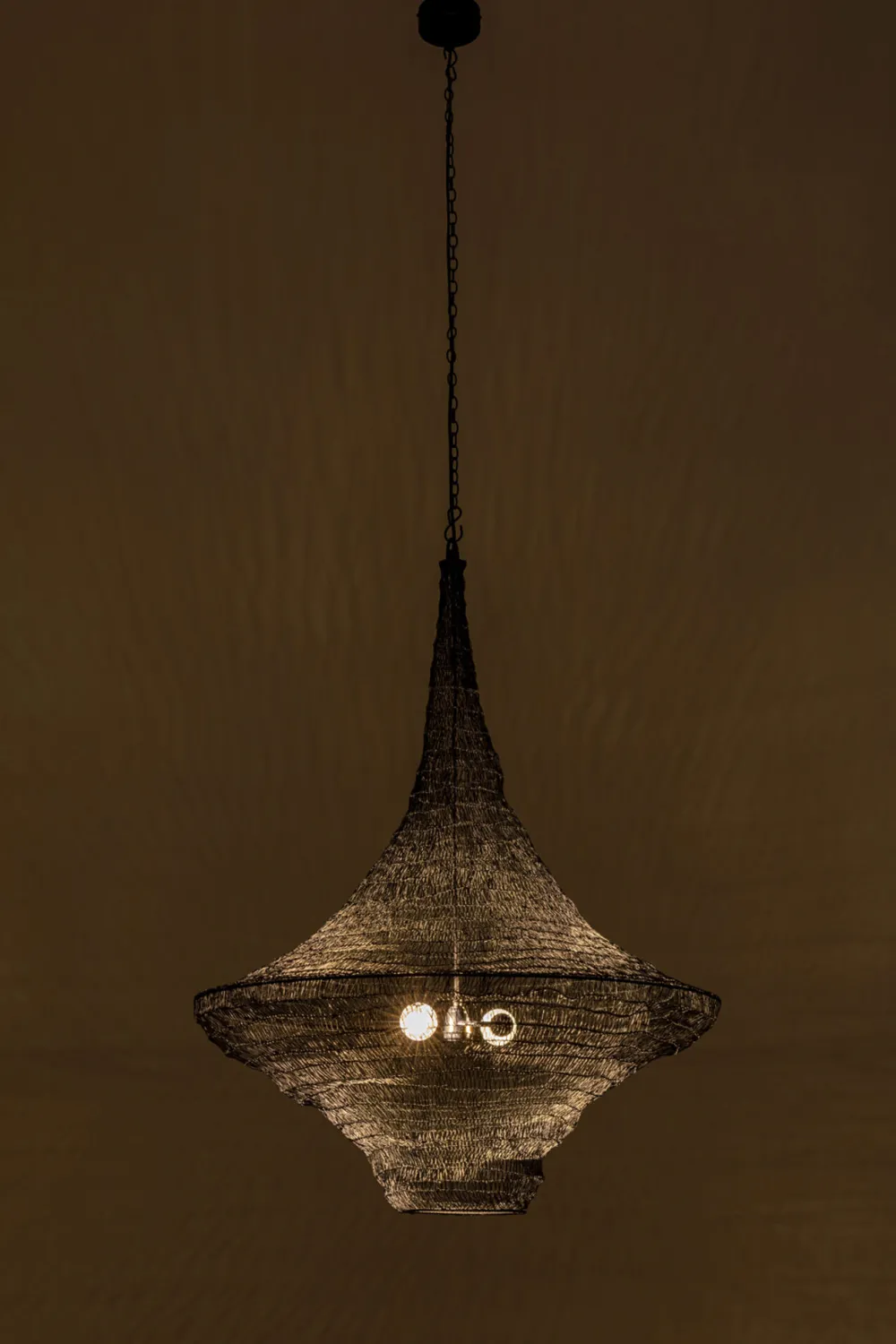 KARE Hängeleuchte Cocoon Schwarz Ø89cm
