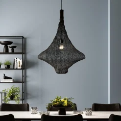 KARE Hängeleuchte Cocoon Schwarz Ø89cm