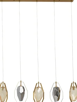 KARE Hängeleuchte Diamond Fever Dining Brass 110cm