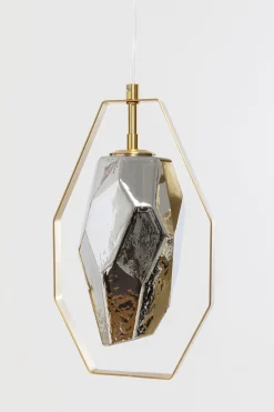 KARE Hängeleuchte Diamond Fever Dining Brass 110cm
