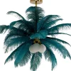 KARE Hängeleuchte Feather Palm Grün Ø87cm Best