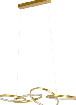 KARE Hängeleuchte Galaxy LED Gold 155cm Best