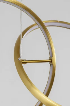 KARE Hängeleuchte Galaxy LED Gold 155cm Best