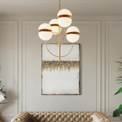 KARE Hängeleuchte Leisha Bunch Ø76cm New