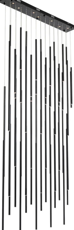 KARE Hängeleuchte Living Vegas Deluxe Schwarz Matt LED Best