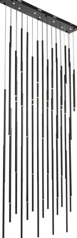 KARE Hängeleuchte Living Vegas Deluxe Schwarz Matt LED Best