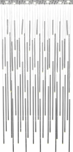 KARE Hängeleuchte Living Vegas Deluxe Chrome LED Outlet