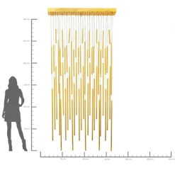 KARE Hängeleuchte Living Vegas Deluxe Brass LED Discount