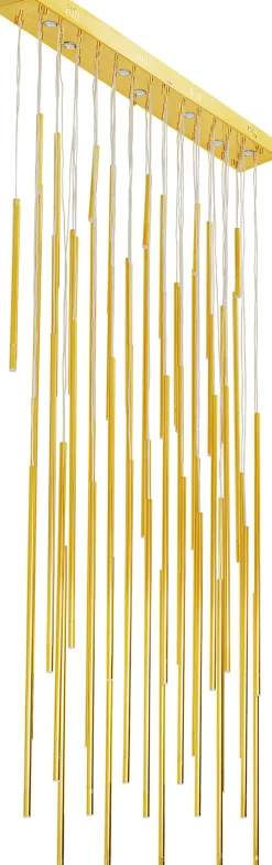 KARE Hängeleuchte Living Vegas Deluxe Brass LED Discount