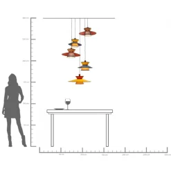 KARE Hängeleuchte Riva Ø87cm New