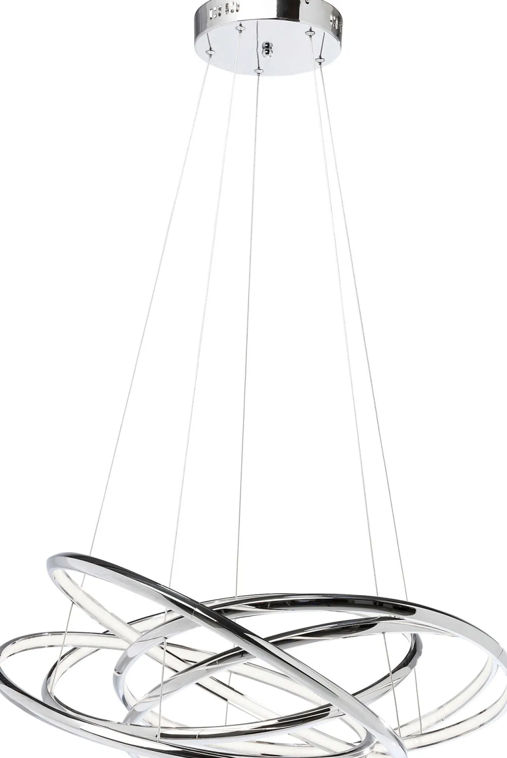 KARE Hängeleuchte Saturn LED Chrome Big