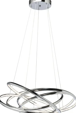 KARE Hängeleuchte Saturn LED Chrome Big