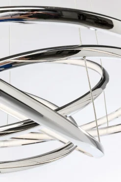 KARE Hängeleuchte Saturn LED Chrome Big