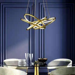 KARE Hängeleuchte Saturn LED Gold Big Outlet