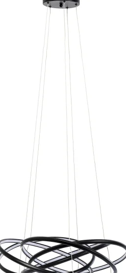 KARE Hängeleuchte Saturn Schwarz Ø72cm Outlet