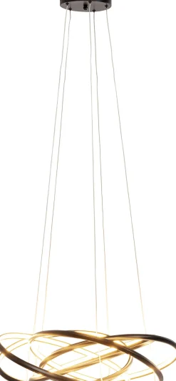 KARE Hängeleuchte Saturn Schwarz Ø72cm Outlet