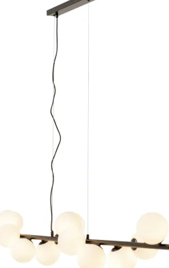 KARE Hängeleuchte Scala Balls Milky Schwarz 150cm Sale