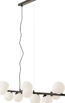 KARE Hängeleuchte Scala Balls Milky Schwarz 150cm Sale