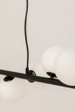 KARE Hängeleuchte Scala Balls Milky Schwarz 150cm Sale