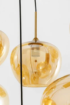 KARE Hängeleuchte Sphere Amber 160cm Online