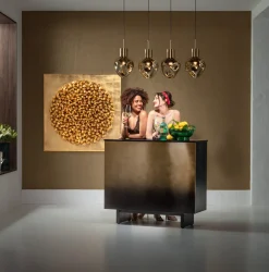 KARE Hängeleuchte Supernova Amber 110cm Discount