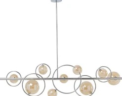KARE Hängeleuchte Universe Chrom 110cm Discount