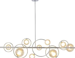 KARE Hängeleuchte Universe Chrom 110cm Discount