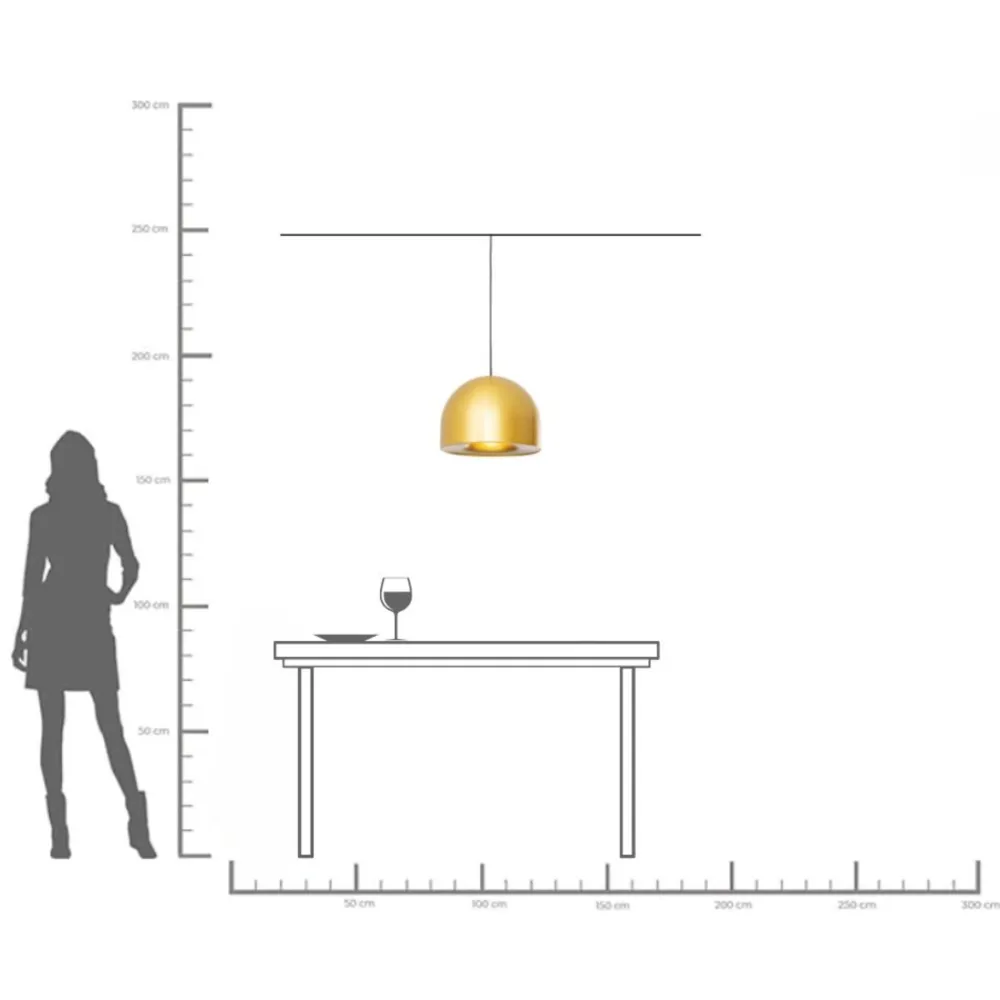 KARE Hängeleuchte Zen Gold Ø40cm Discount