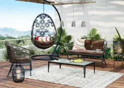 KARE Hängesessel Ibiza Braun Online